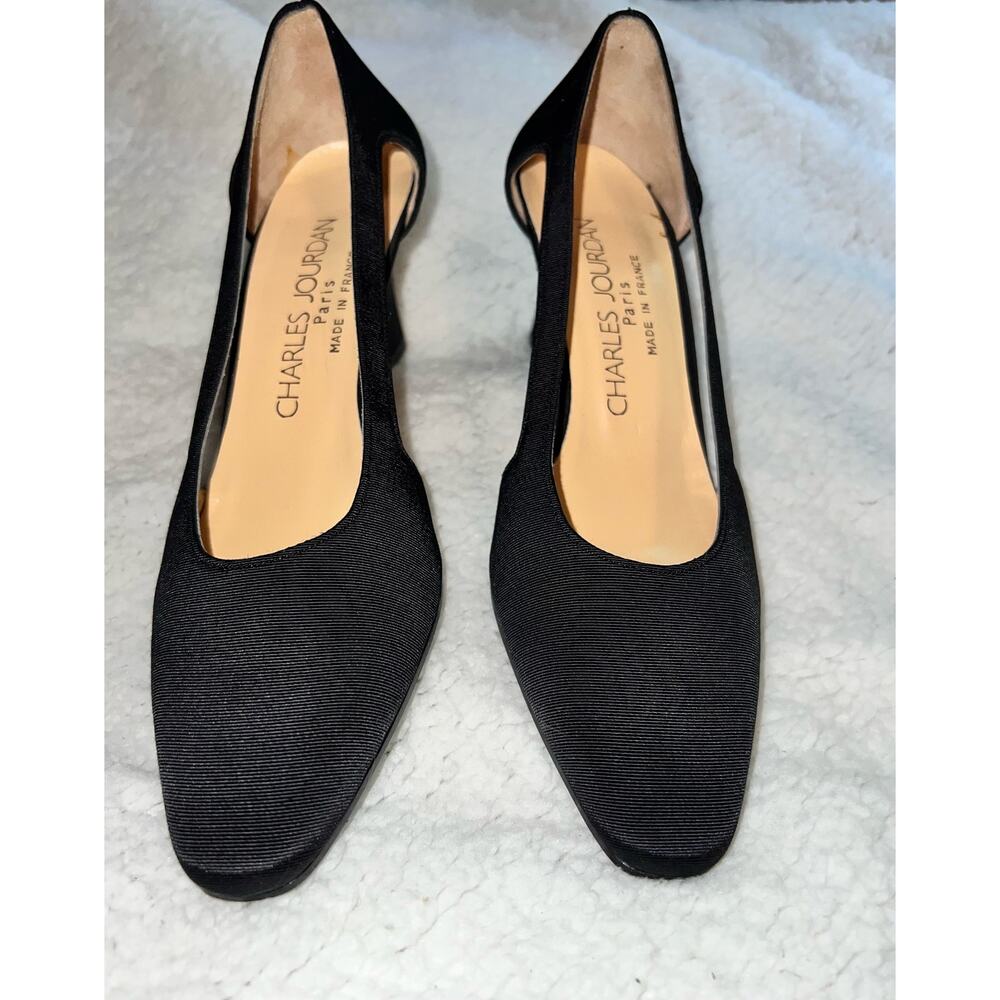 Charles Jordan made in Paris black heels - size 7